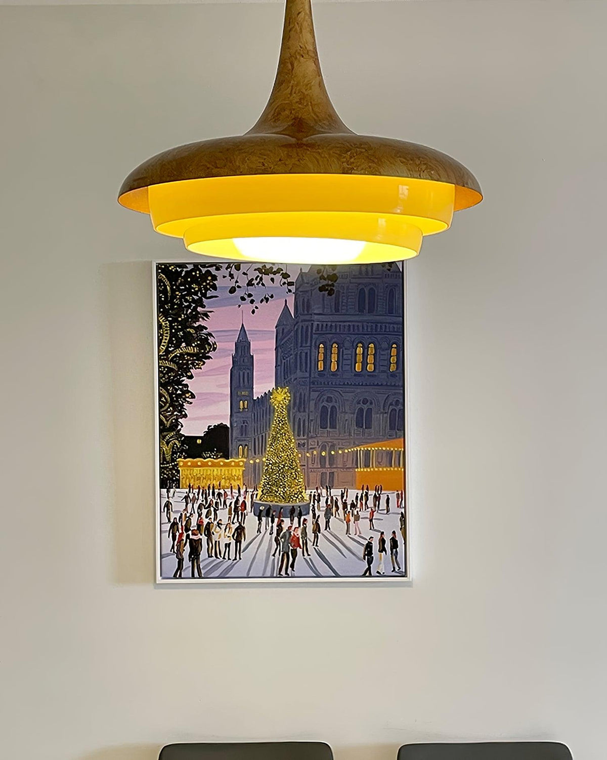 Liorinine Mid-Century-Moderner Pendelleuchte aus Glas