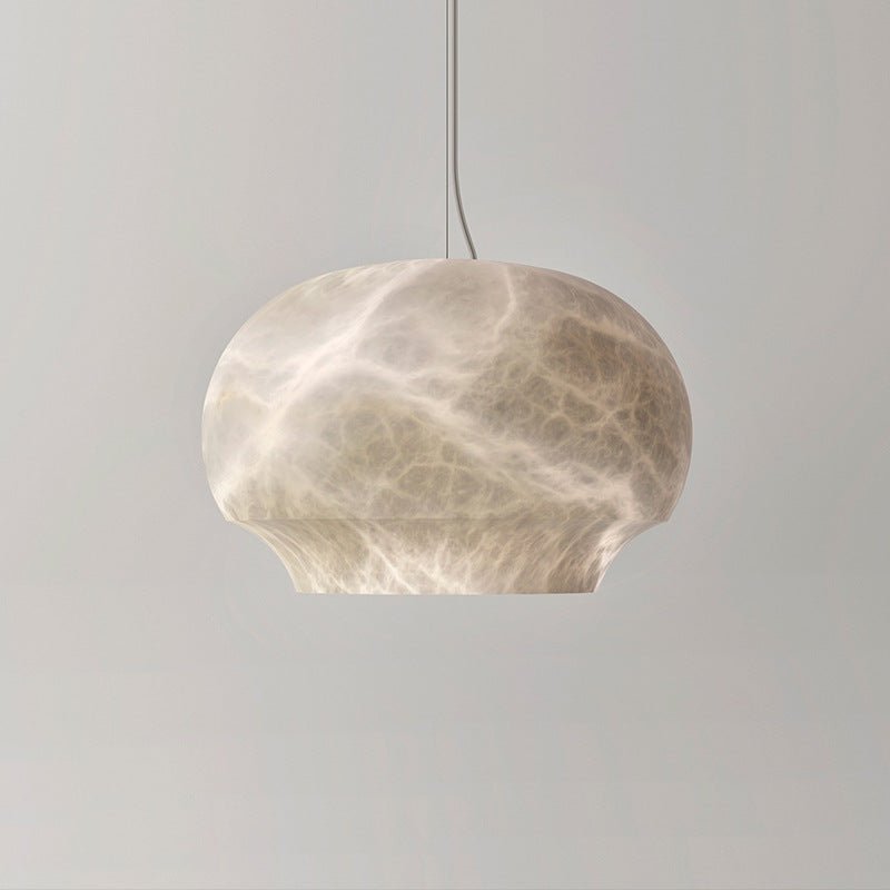 Thalia Minimalistische Alabaster-Pendelleuchte