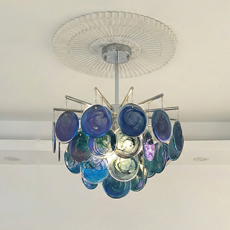 Velalissa Kronleuchter aus Glas