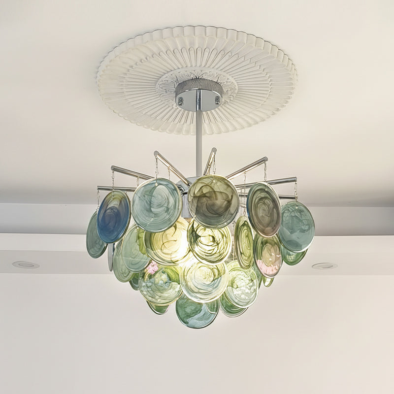 Velalissa Kronleuchter aus Glas