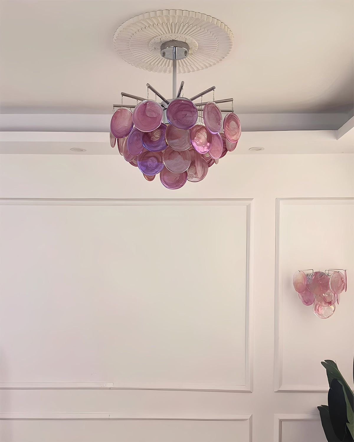 Velalissa Kronleuchter aus Glas