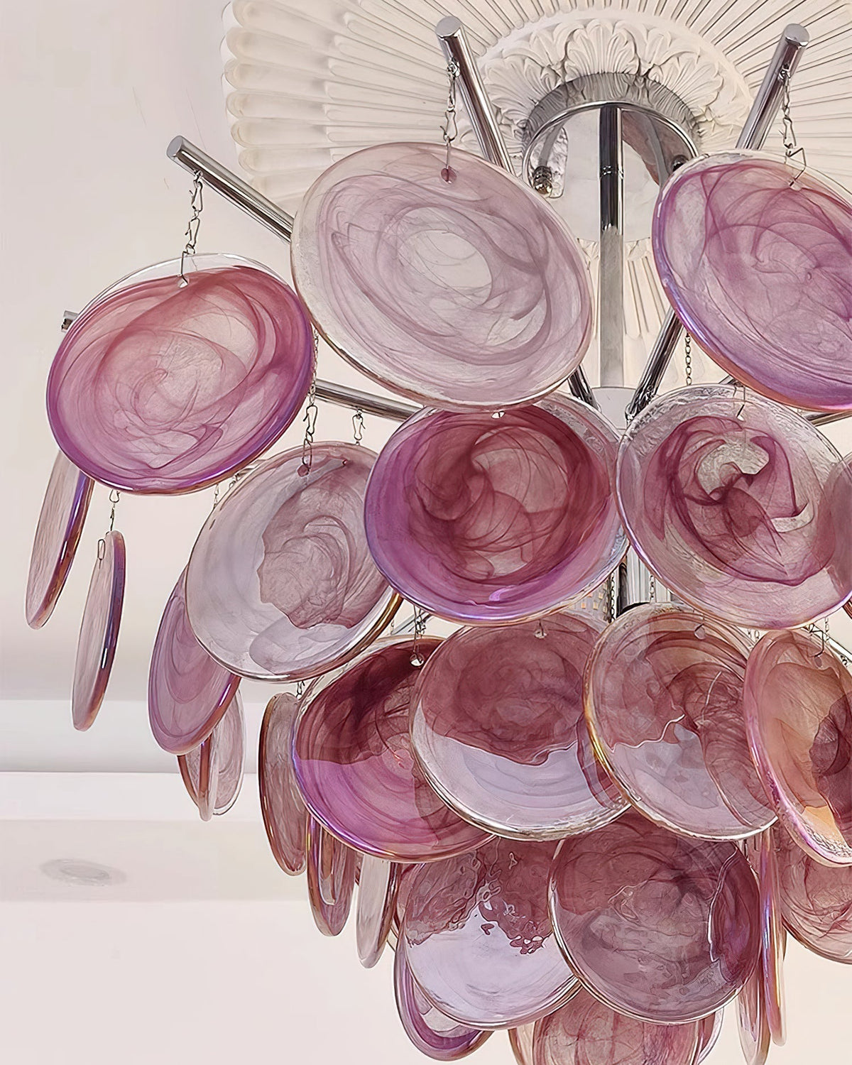 Velalissa Kronleuchter aus Glas