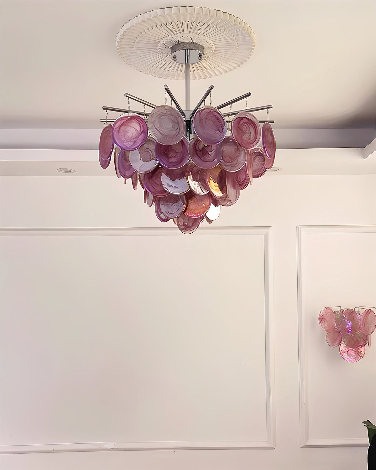 Velalissa Kronleuchter aus Glas