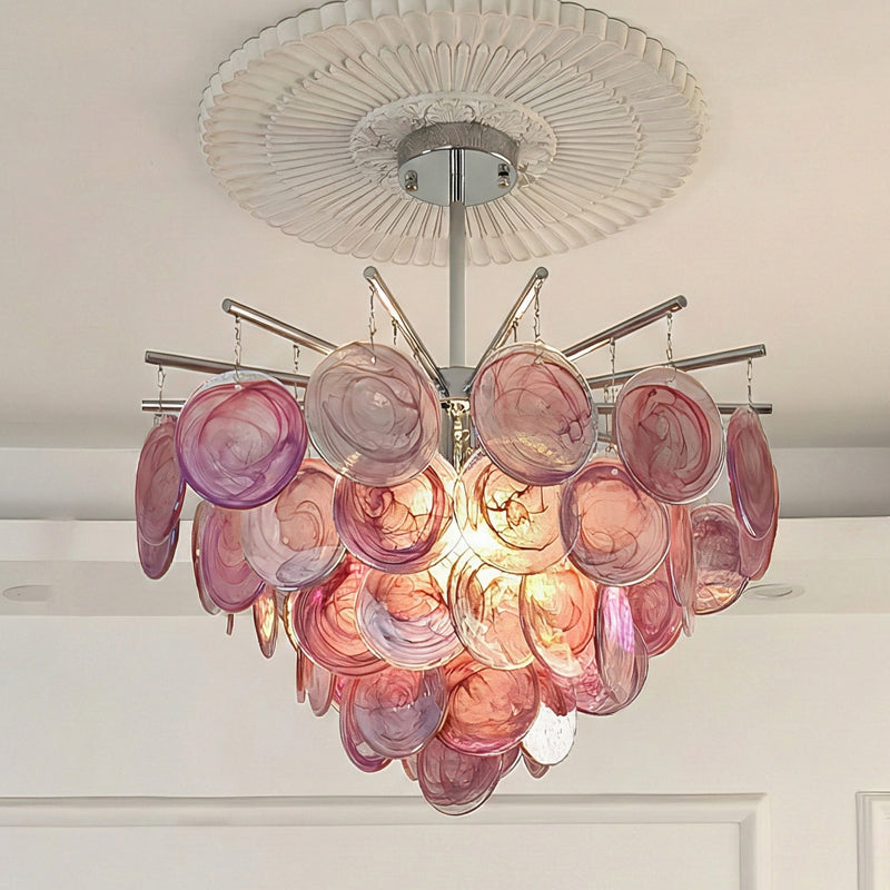 Velalissa Kronleuchter aus Glas