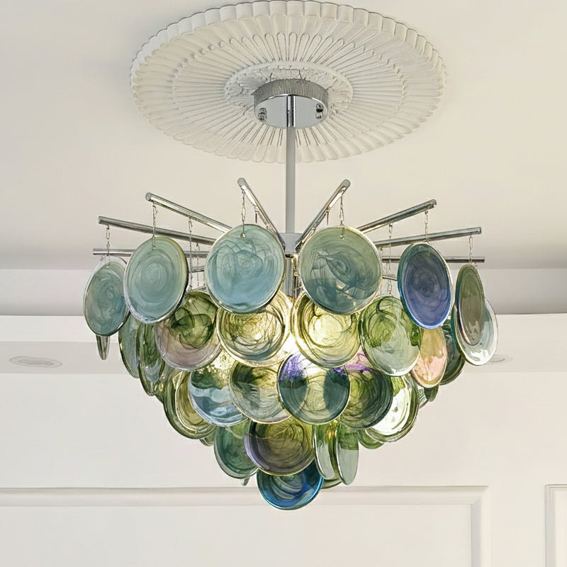 Velalissa Kronleuchter aus Glas
