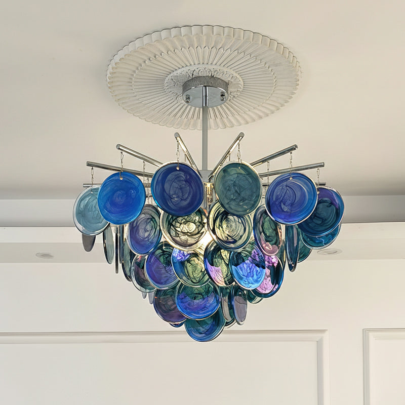 Velalissa Kronleuchter aus Glas