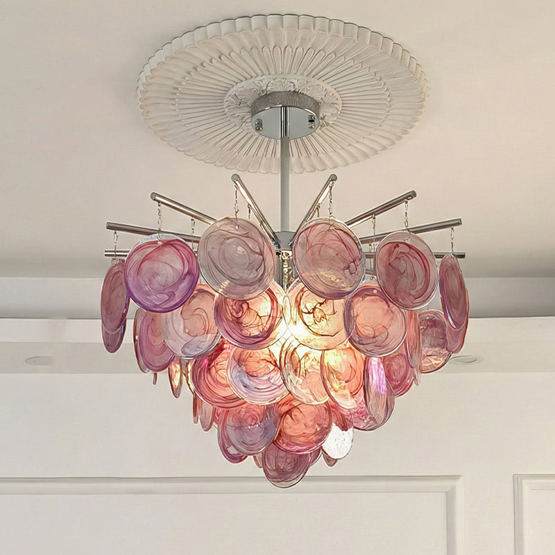 Velalissa Kronleuchter aus Glas