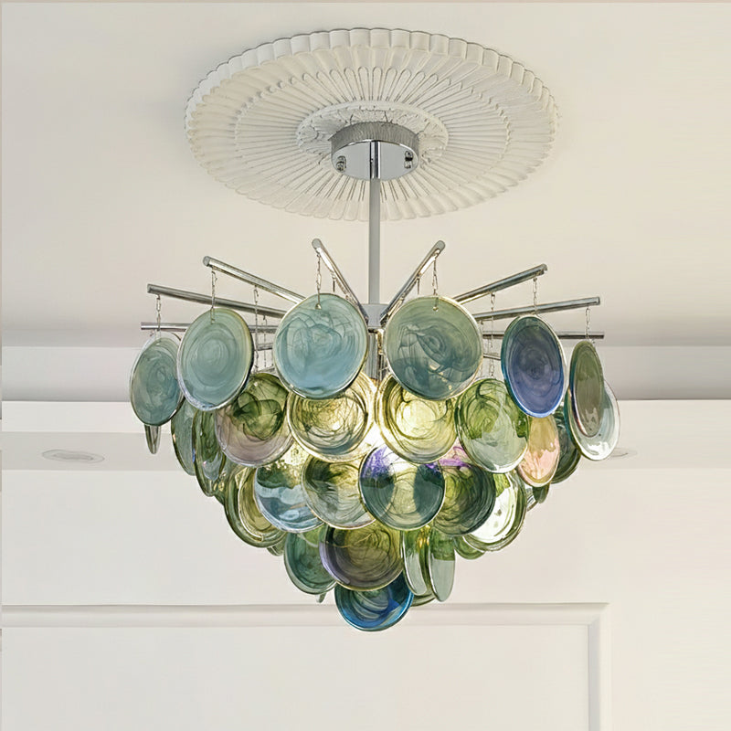 Velalissa Kronleuchter aus Glas