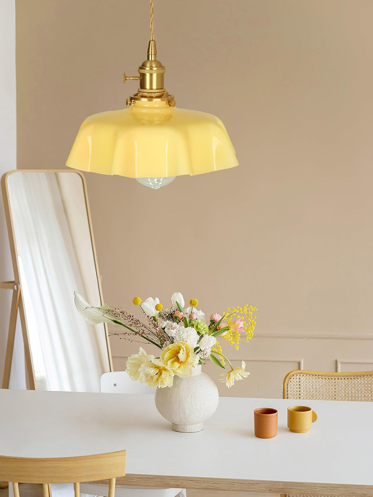 Liorivora Pendelleuchte French Flower für Esszimmer