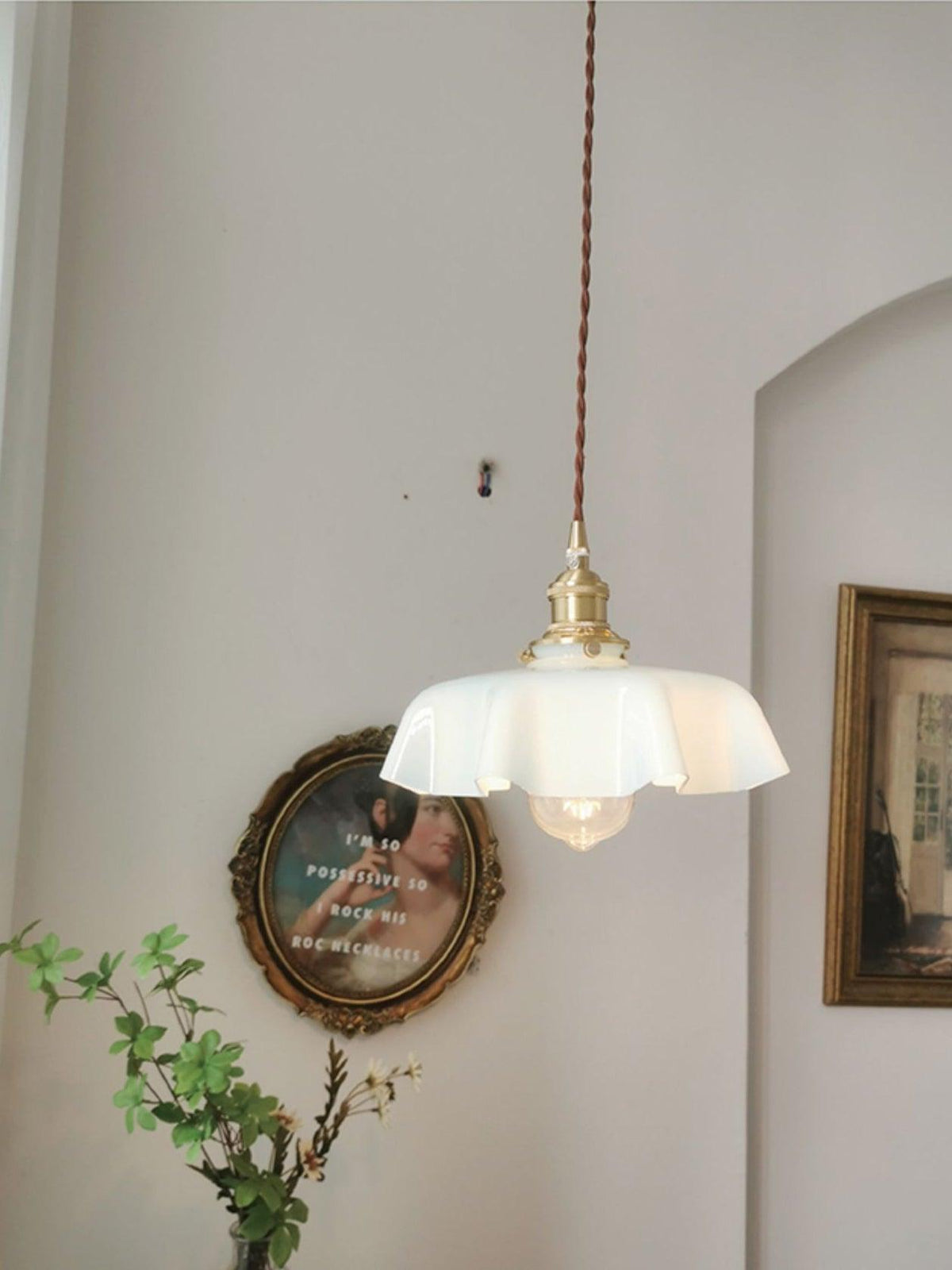 Liorivora Pendelleuchte French Flower für Esszimmer