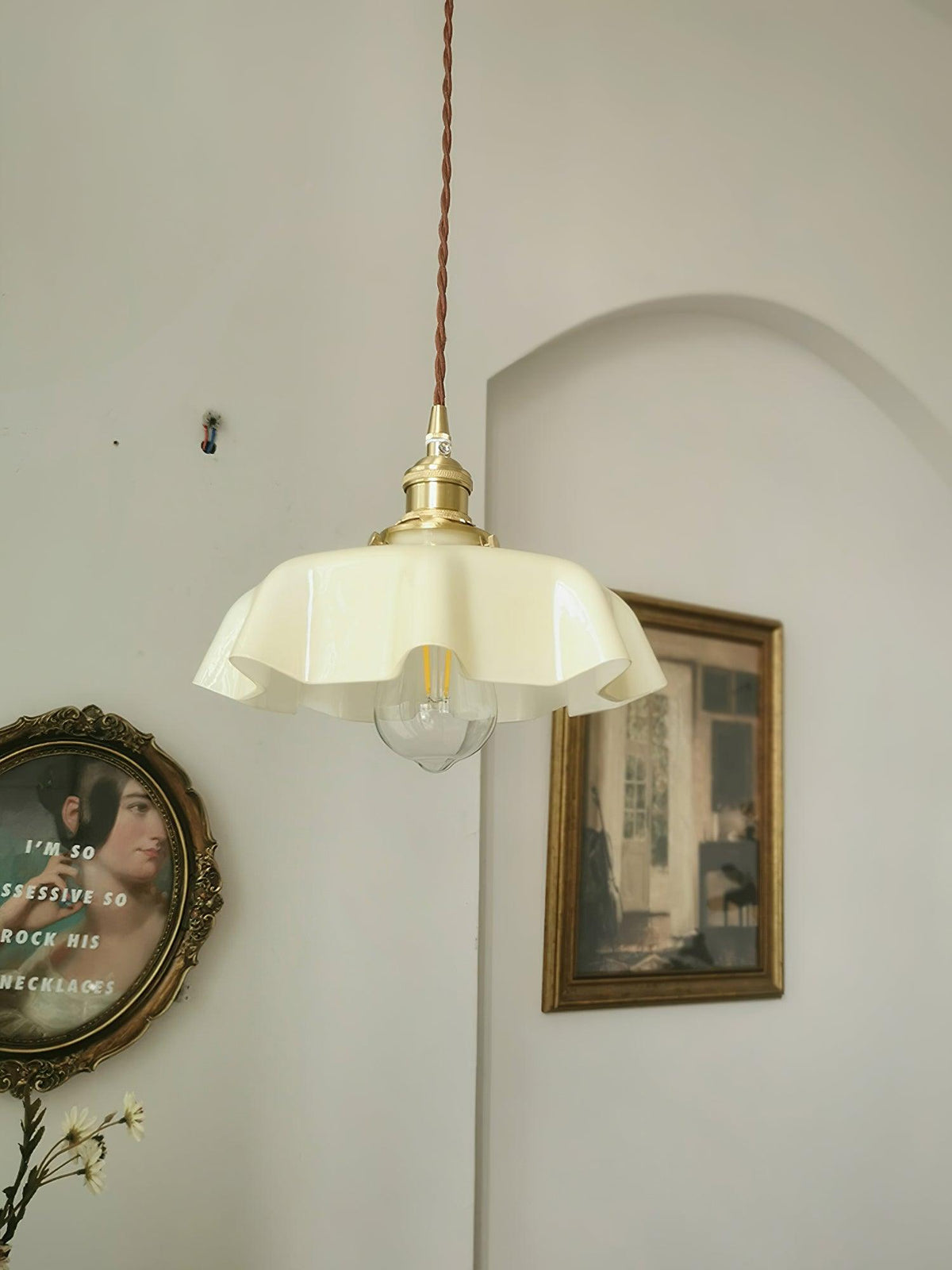 Liorivora Pendelleuchte French Flower für Esszimmer