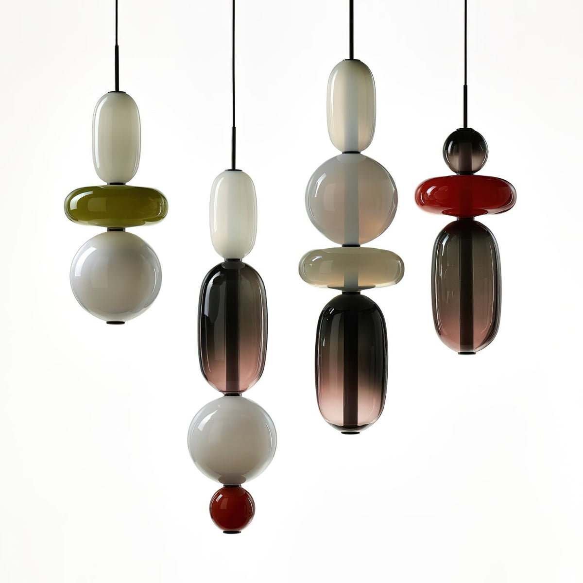 Velinian Kronleuchter aus Glas