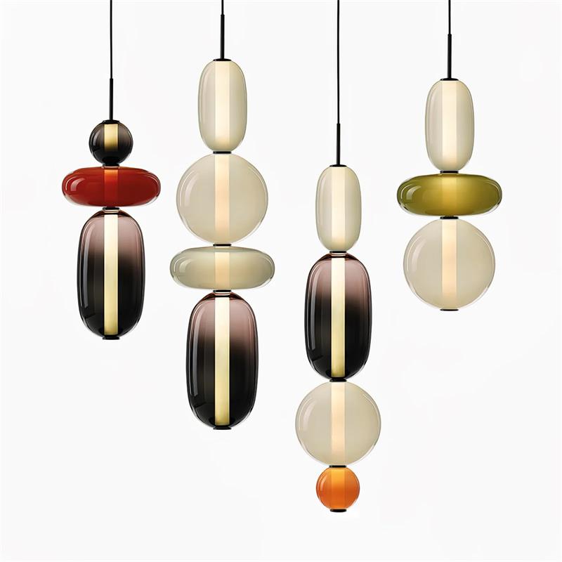 Velinian Kronleuchter aus Glas
