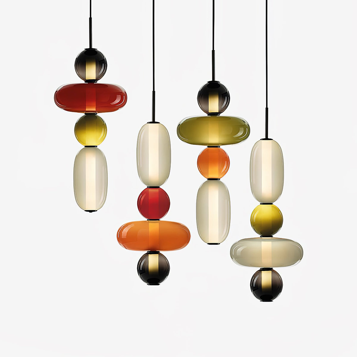 Lioraena Candied Glas Cluster Pendelleuchte
