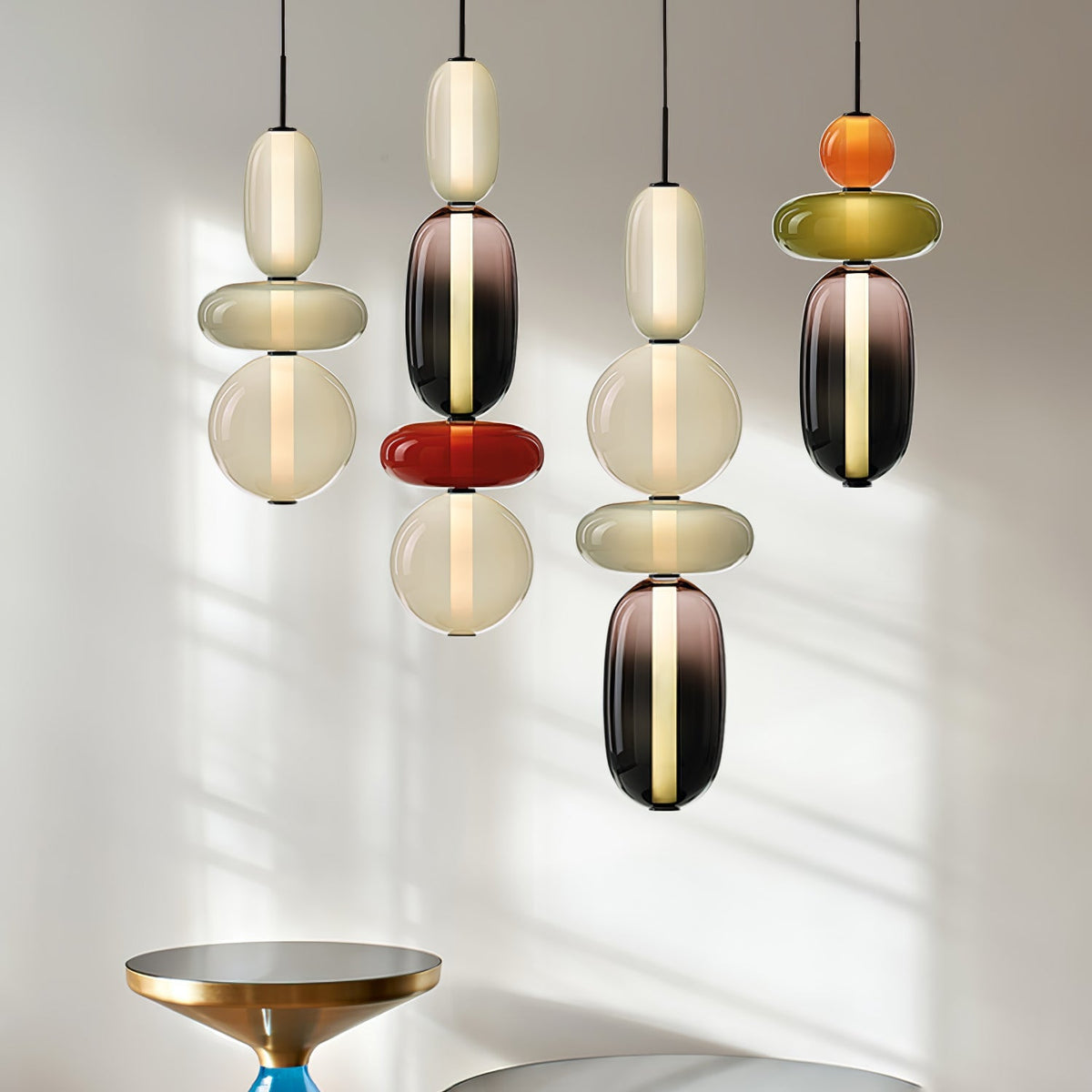 Lioraena Candied Glas Cluster Pendelleuchte