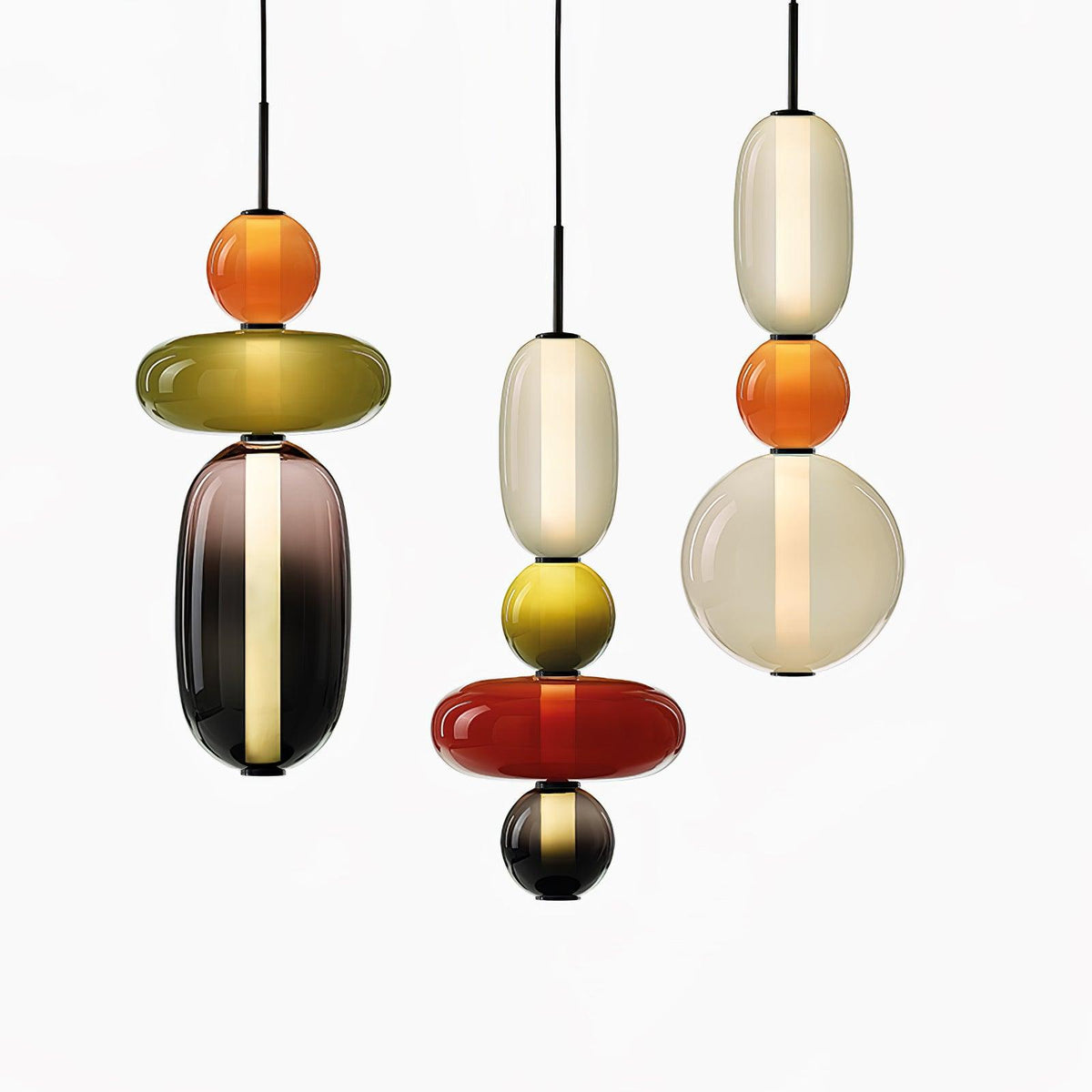 Lioraena Candied Glas Cluster Pendelleuchte