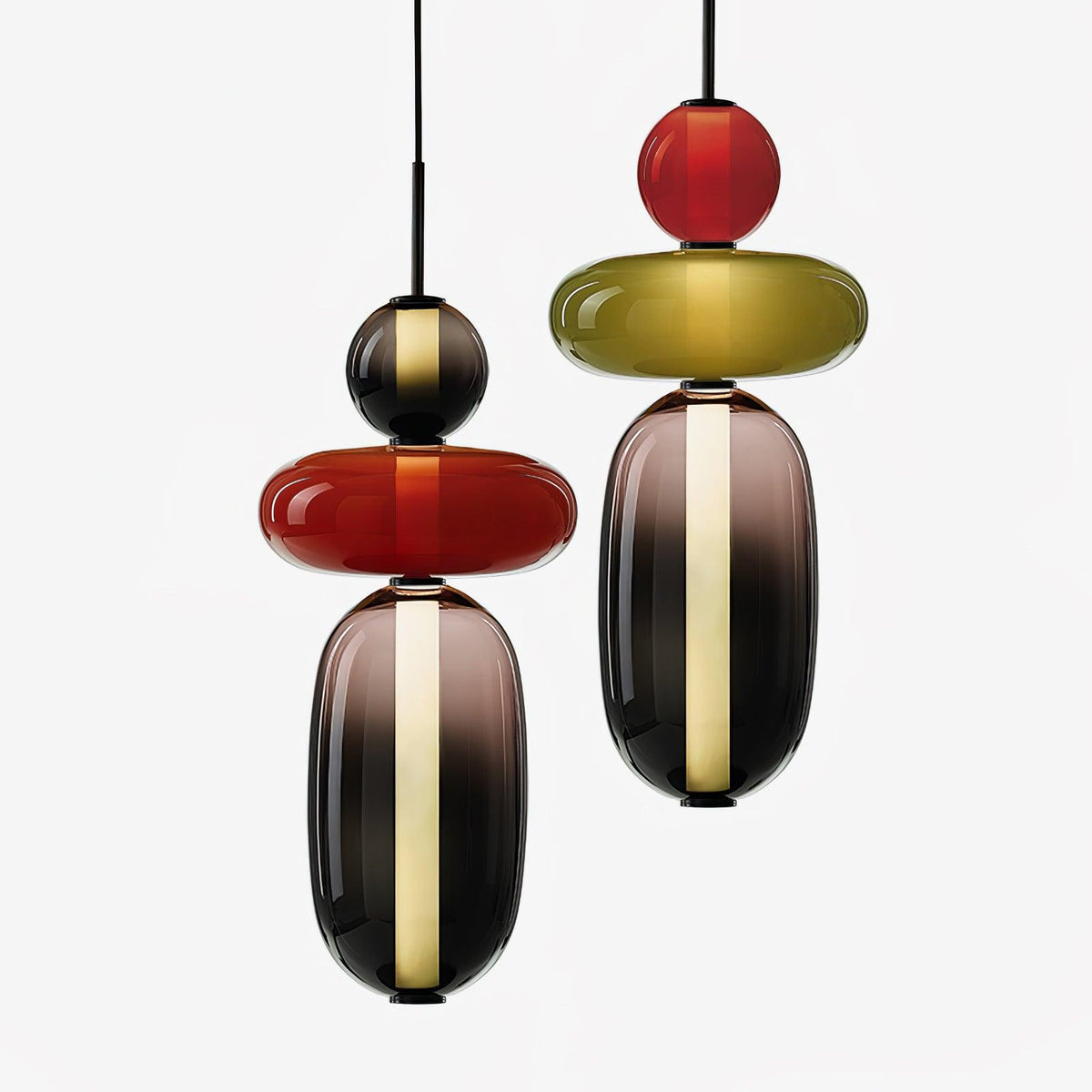 Lioraena Candied Glas Cluster Pendelleuchte
