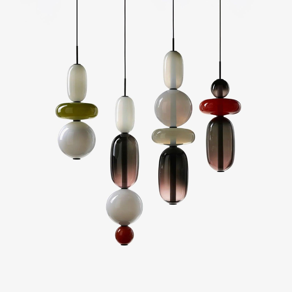 Lioraena Candied Glas Cluster Pendelleuchte