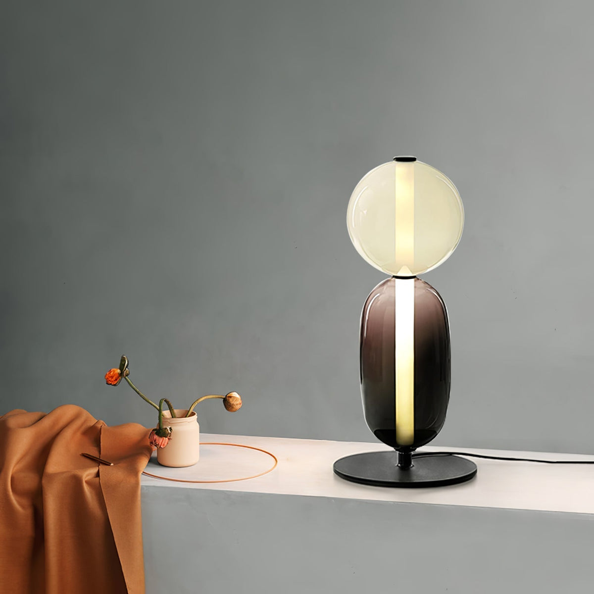 Stained Glas Tischlampe