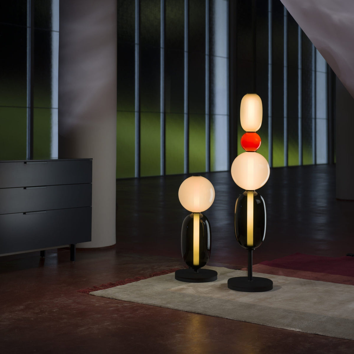 Stained Glas Tischlampe