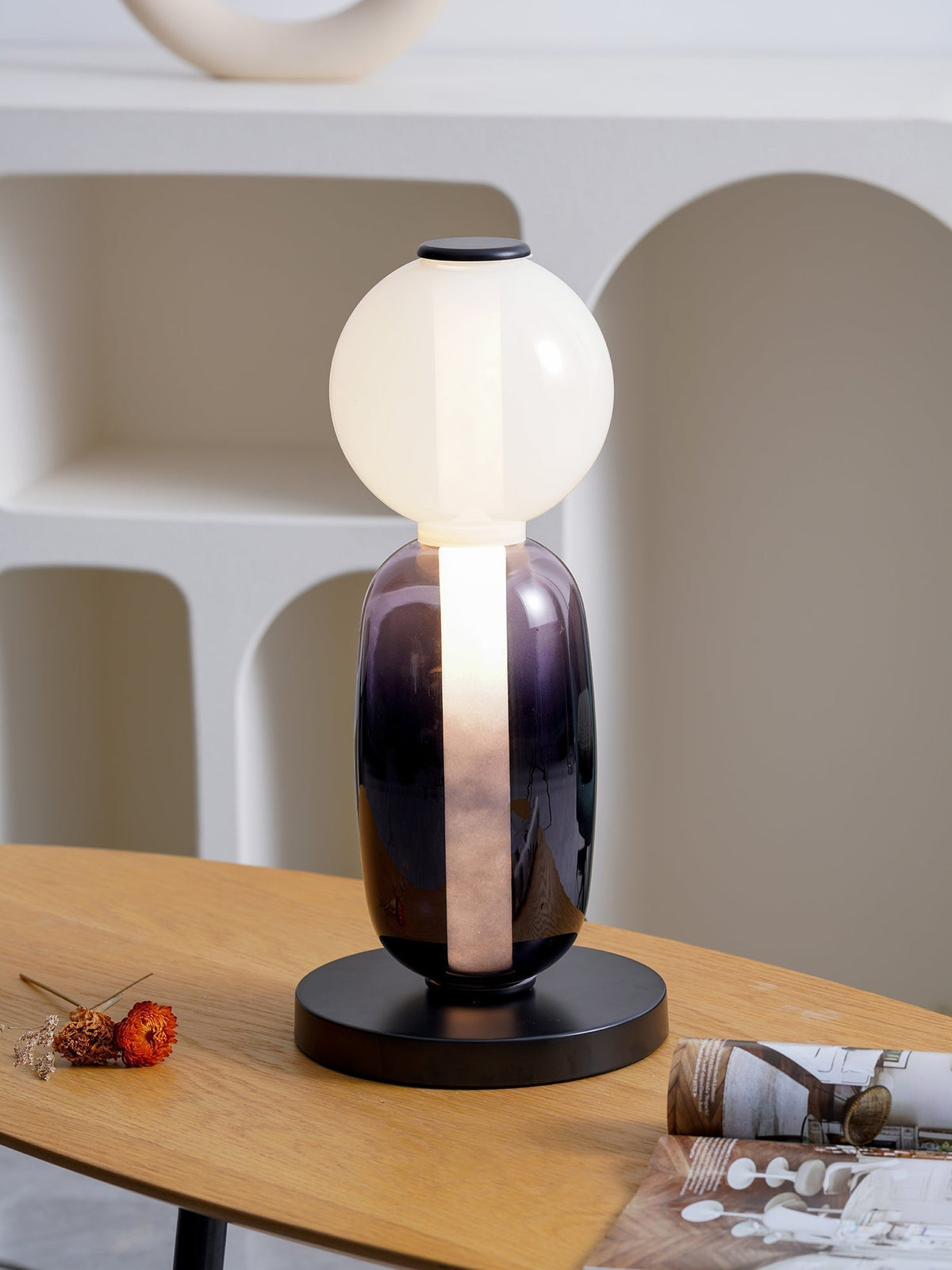 Stained Glas Tischlampe