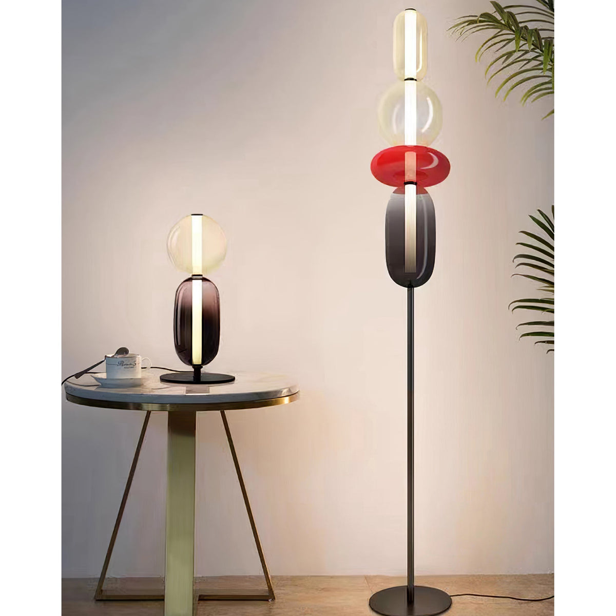 Stained Glas Tischlampe