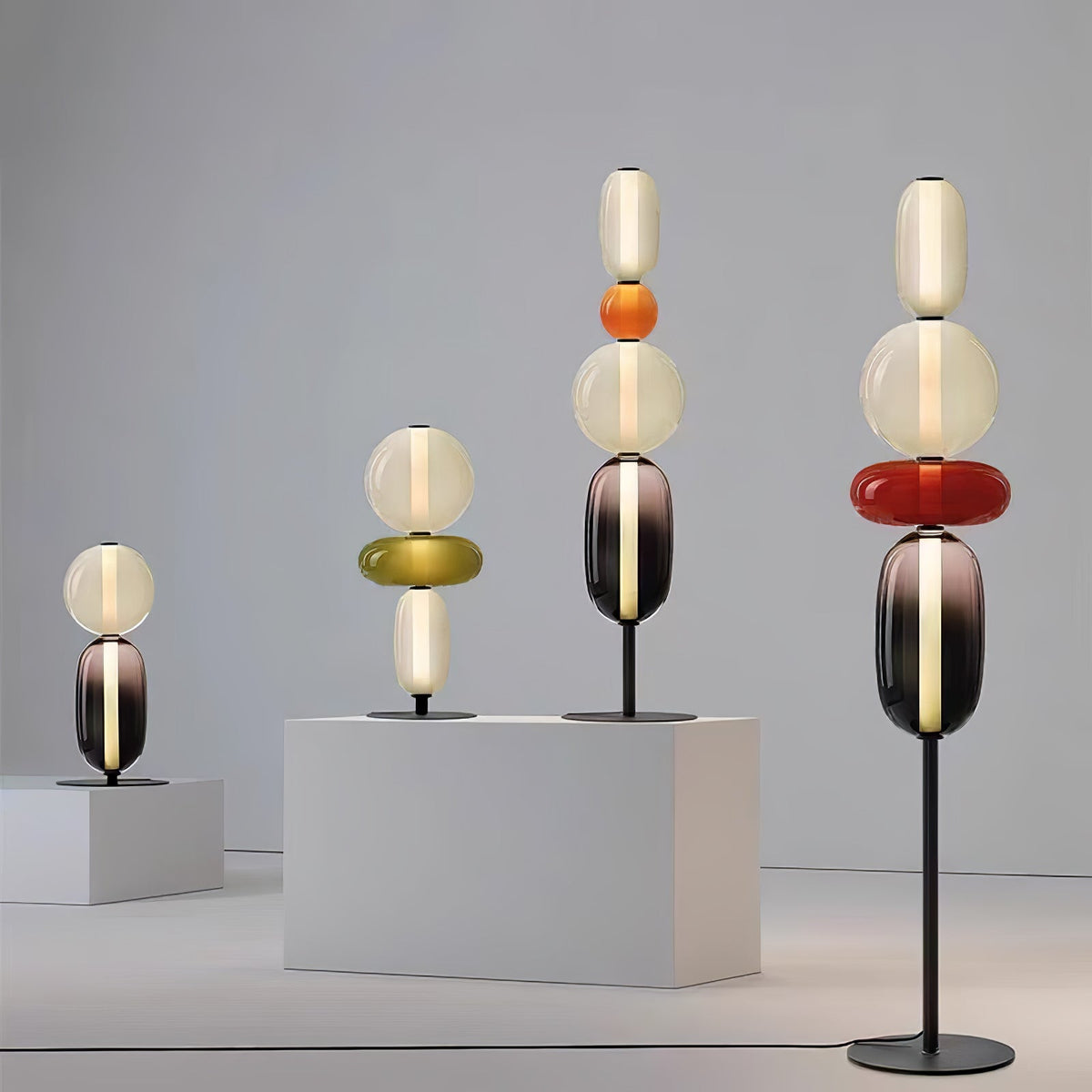 Stained Glas Tischlampe