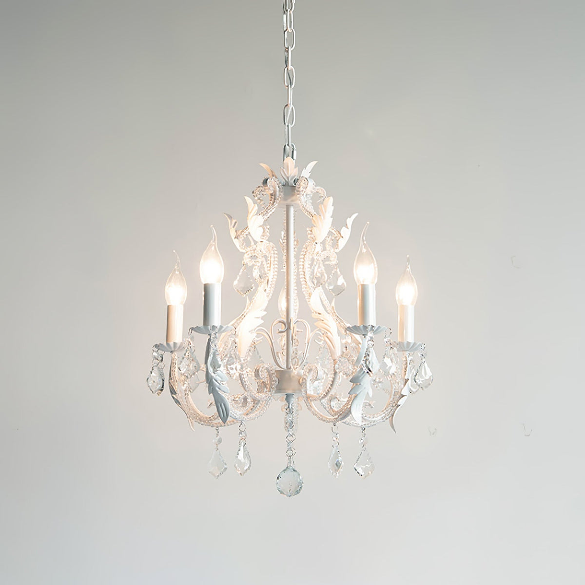 Yuna Pendelleuchte Candle Holder Kristallkugeln