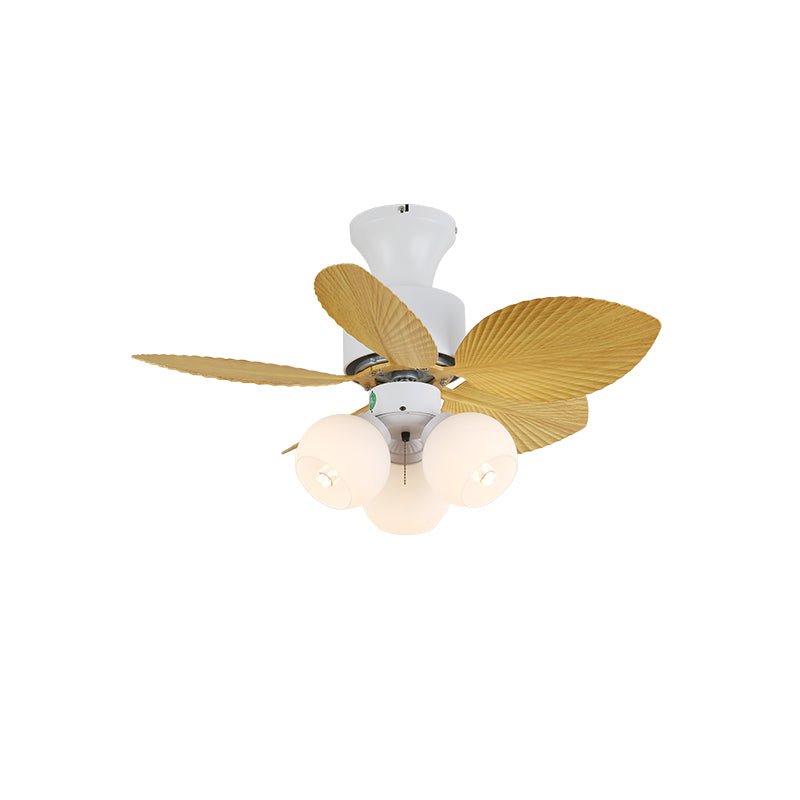 Celoia bunte Glas-Deckenventilator mit Beleuchtung