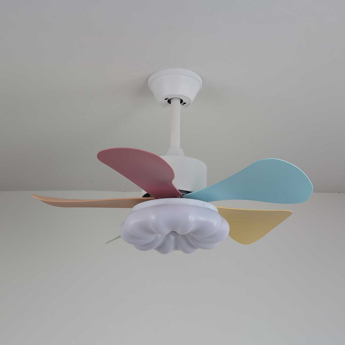 Celoia bunte Glas-Deckenventilator mit Beleuchtung