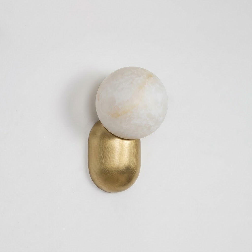 Keststone Alabaster-Wandleuchte