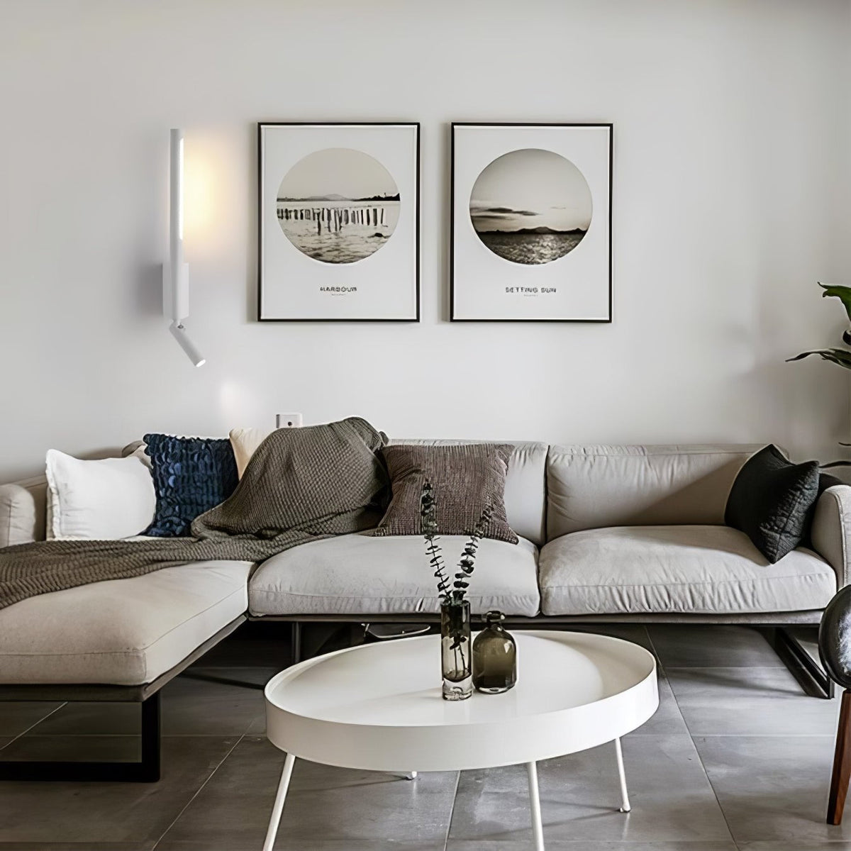 Melody zeitgenössische minimalistische LED-Wandleuchte