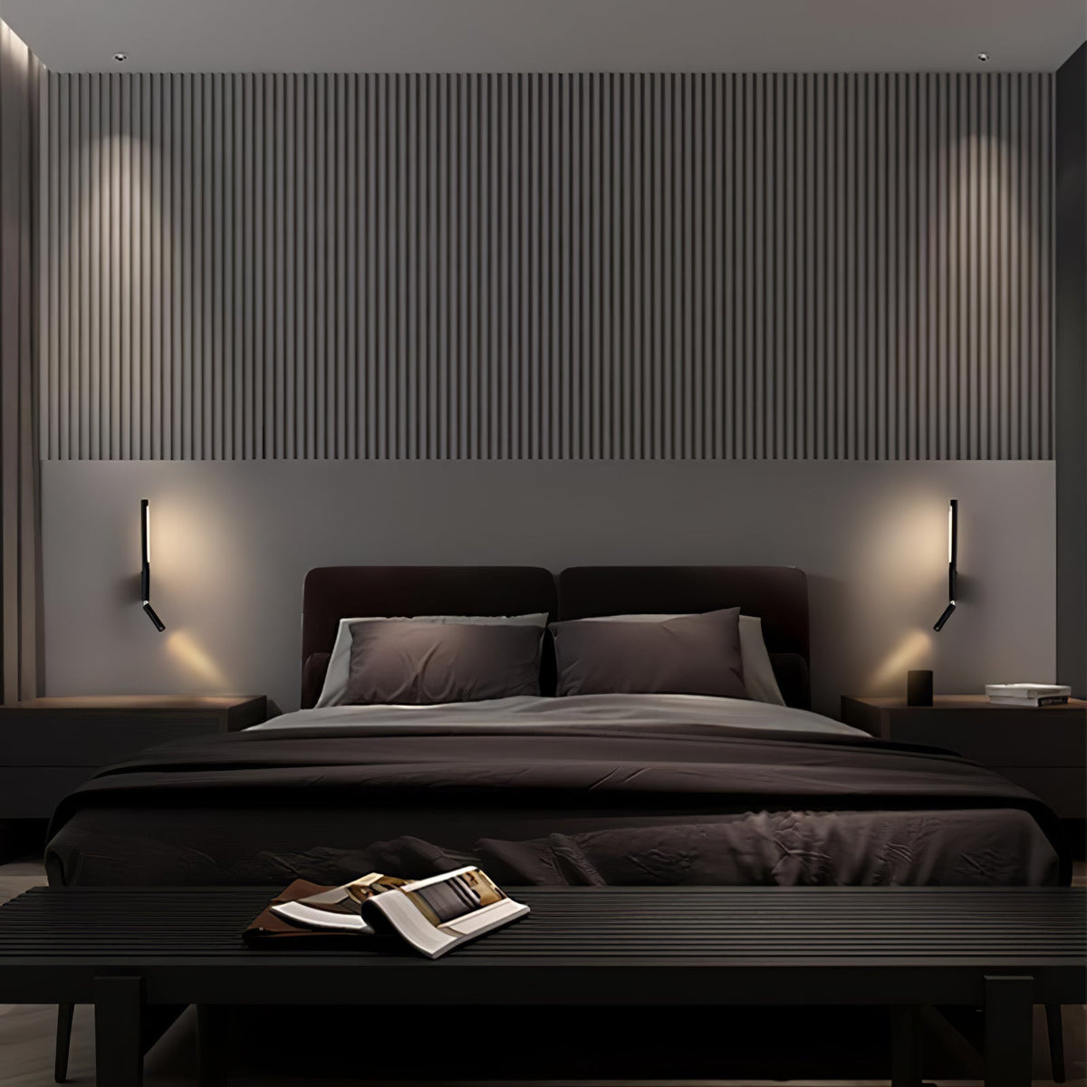 Melody zeitgenössische minimalistische LED-Wandleuchte
