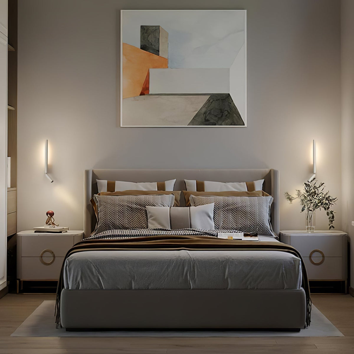 Melody zeitgenössische minimalistische LED-Wandleuchte