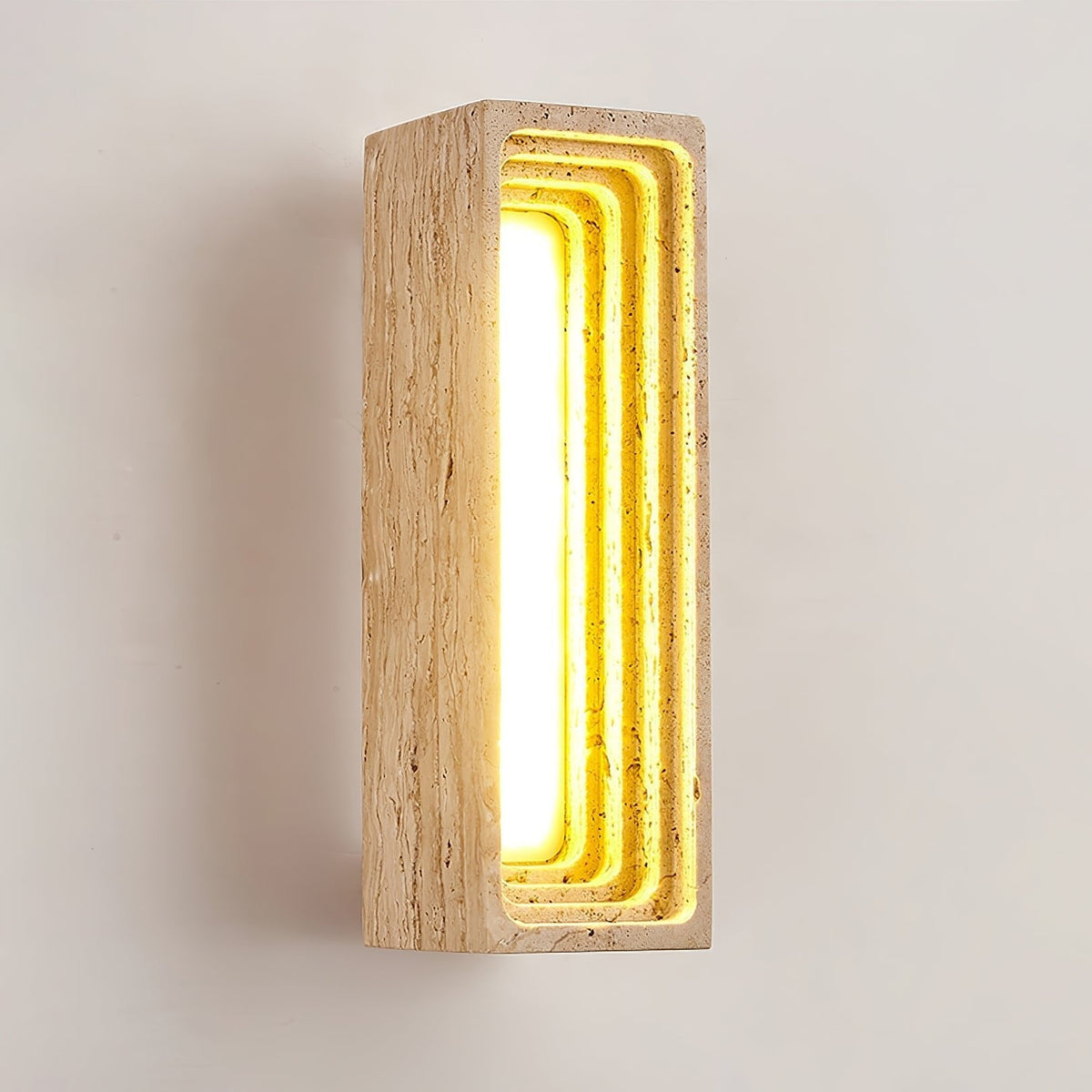 Atheila Travertine-Wandleuchte