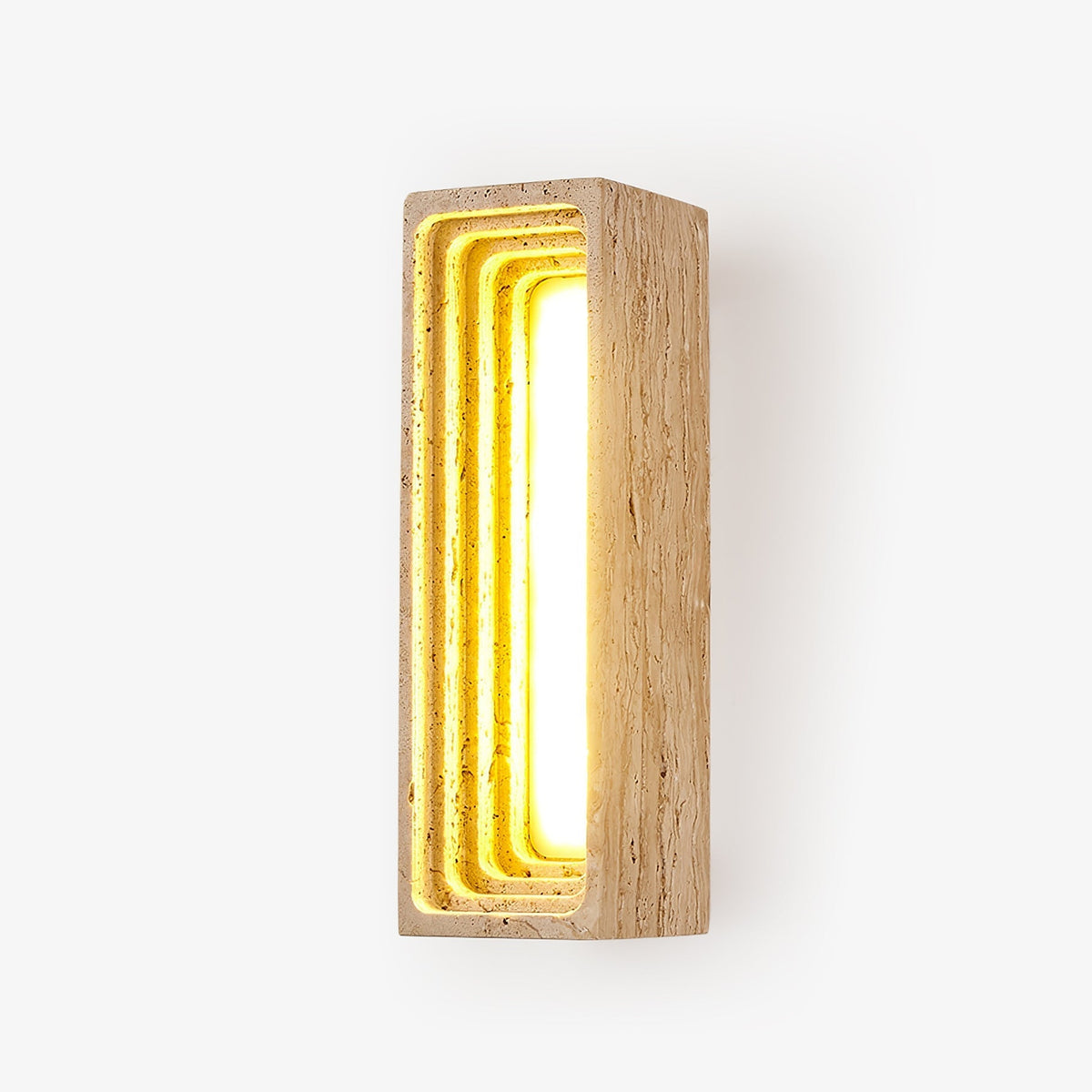 Atheila Travertine-Wandleuchte