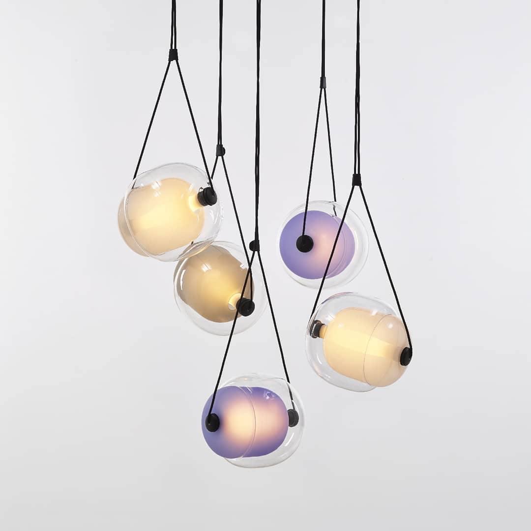 Ovexa zeitgenössische Glas-Pendelleuchte