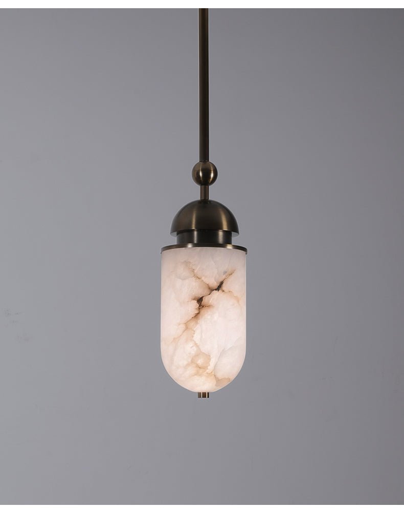 Capsule Alabaster Pendelleuchte