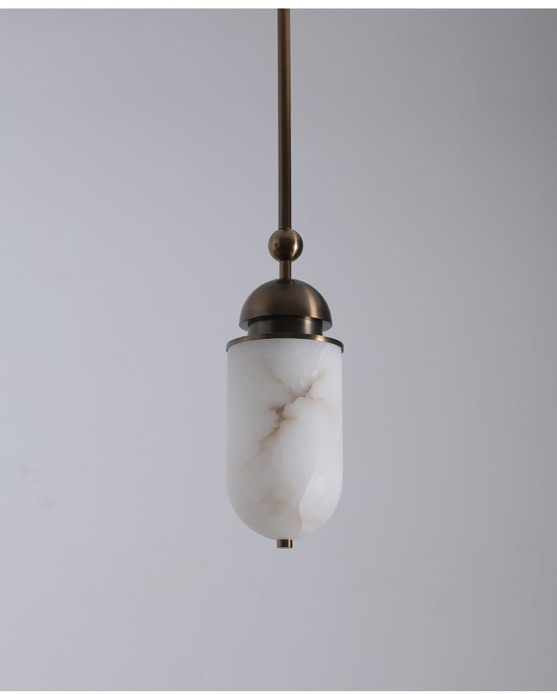 Capsule Alabaster Pendelleuchte