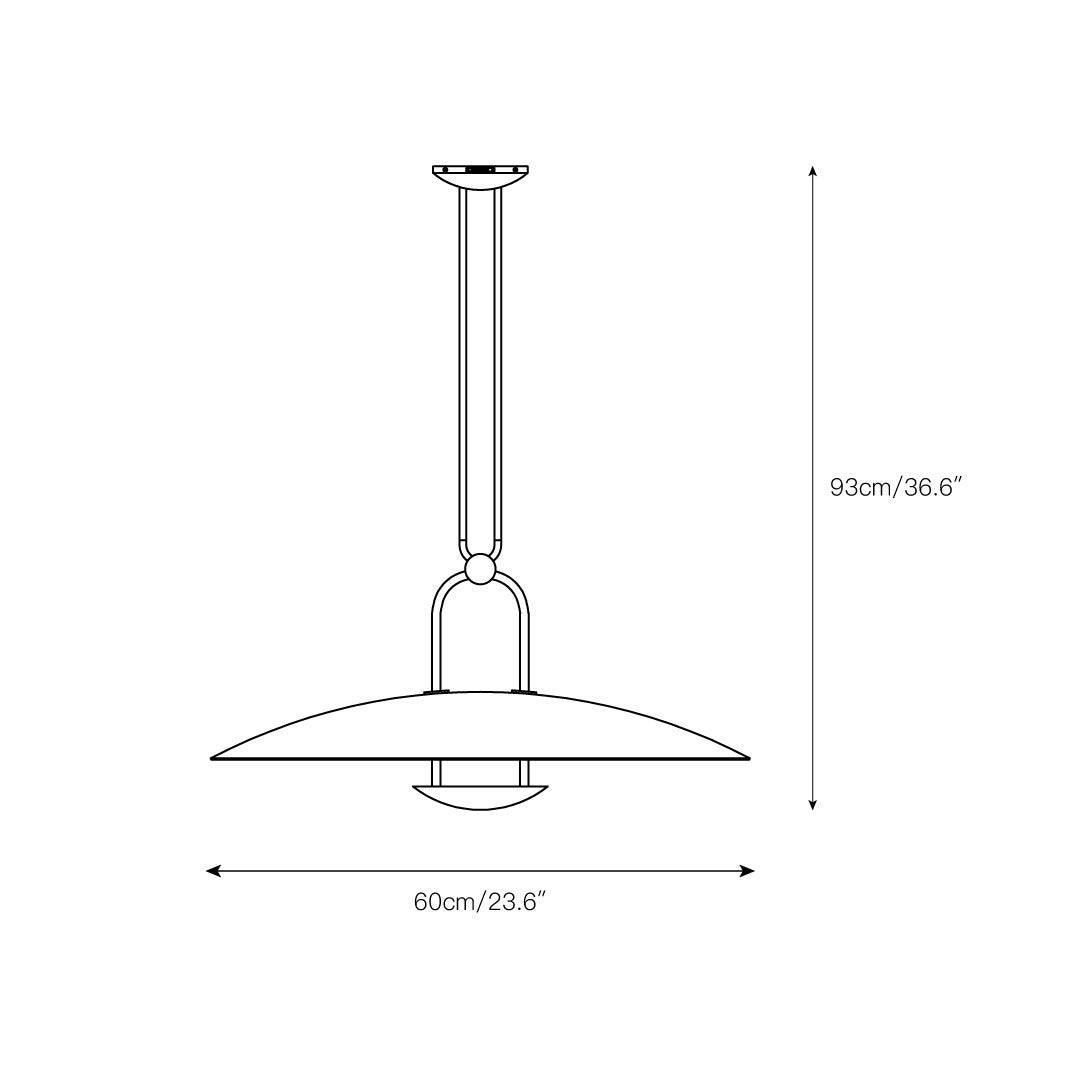 Orialette Messing-Pendelleuchte