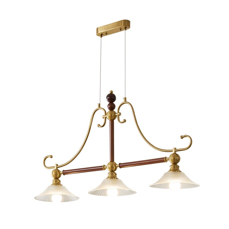 Ivvinisra Elegance Vintage Pendelleuchte aus Holz für das Wohnraum