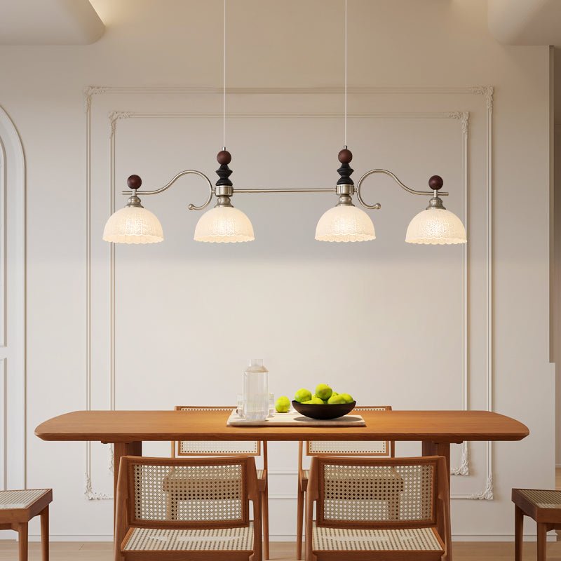Ivvinisra Elegance Vintage Pendelleuchte aus Holz für das Wohnraum