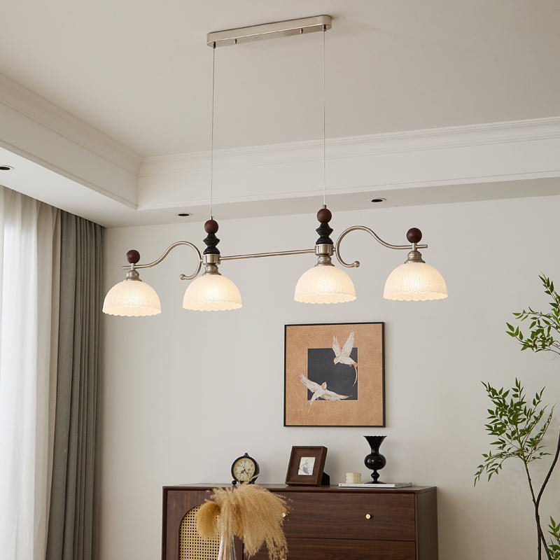 Ivvinisra Elegance Vintage Pendelleuchte aus Holz für das Wohnraum
