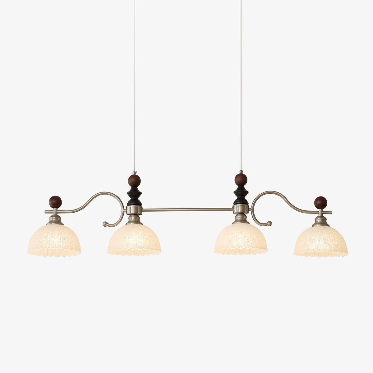 Ivvinisra Elegance Vintage Pendelleuchte aus Holz für das Wohnraum