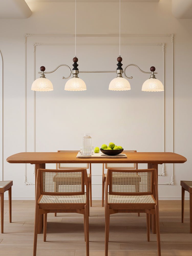 Ivvinisra Elegance Vintage Pendelleuchte aus Holz für das Wohnraum