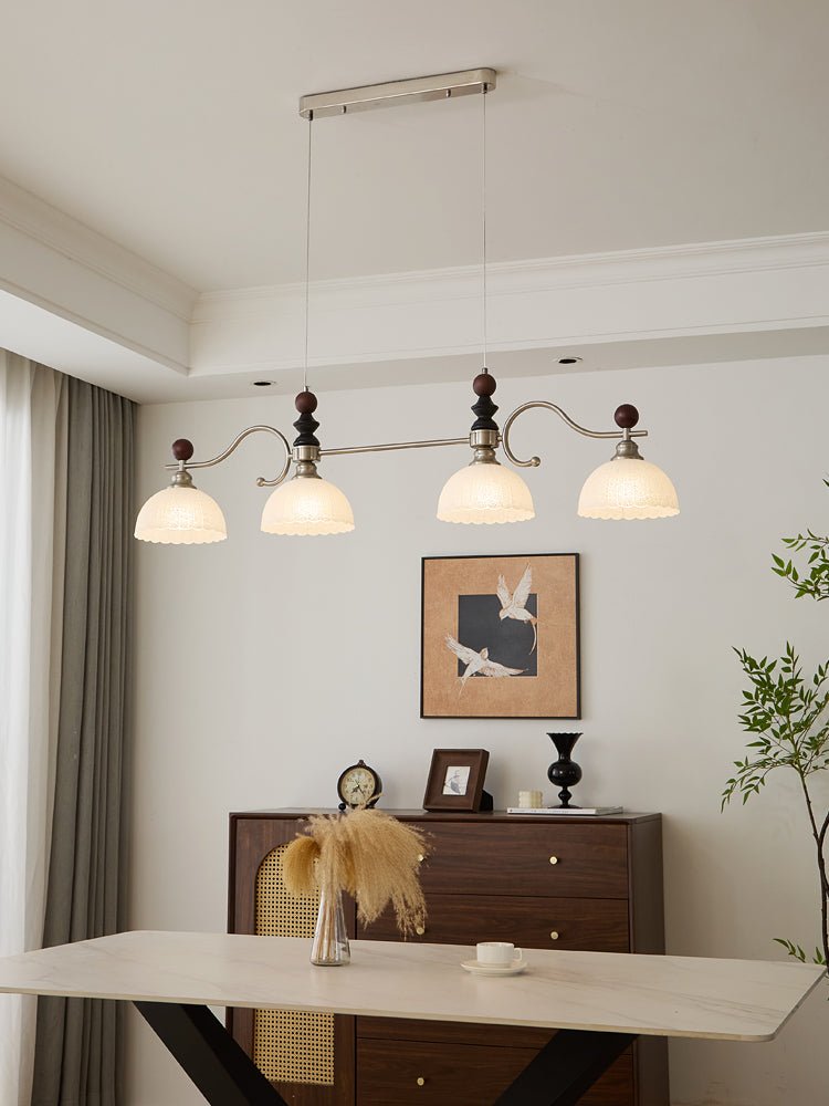 Ivvinisra Elegance Vintage Pendelleuchte aus Holz für das Wohnraum