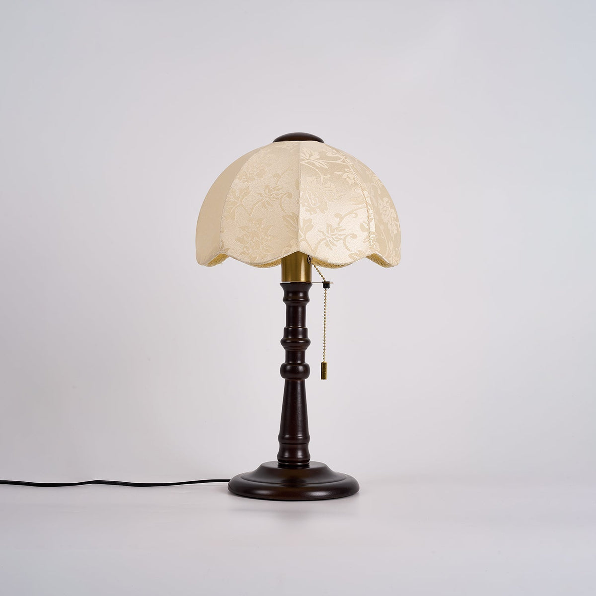Beckett Vintage-Holz-Tischleuchte