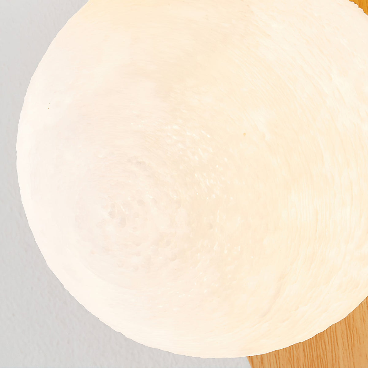 Exuro Wandleuchte für den Innenbereich aus Holzfarbe / Walnussfarben