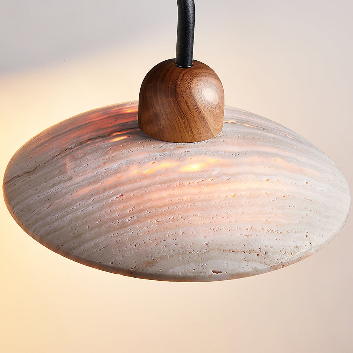 Winel Vintage-Wandleuchte aus Travertin