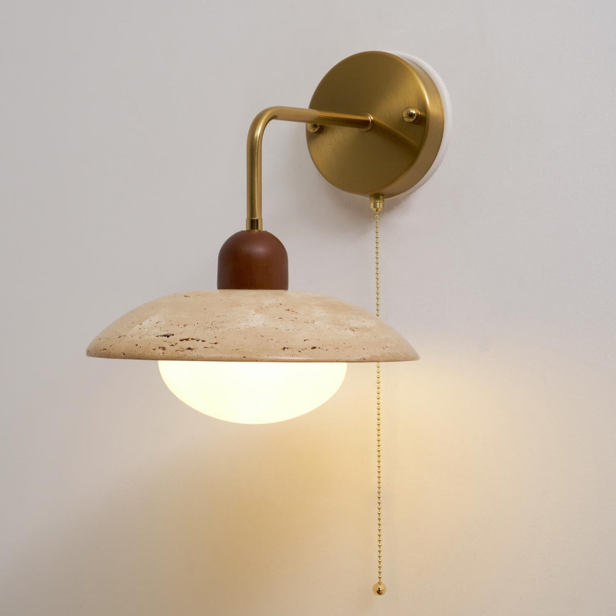 Leto Travertine Wandleuchte
